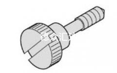 一字槽手拧防脱螺钉